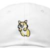 imageDALIX Leaping Corgi Embroidered Cap Cotton Baseball Hat Nautical WomensWhite
