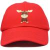 imageDALIX Cute Moose Hat Baseball CapRed