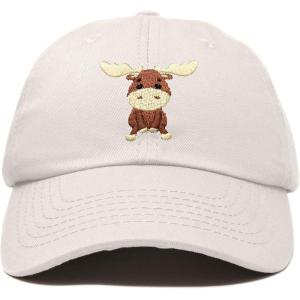 imageDALIX Cute Moose Hat Baseball CapBeige
