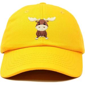 imageDALIX Cute Moose Hat Baseball CapGold