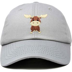 imageDALIX Cute Moose Hat Baseball CapGray