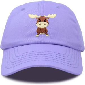 imageDALIX Cute Moose Hat Baseball CapLavender