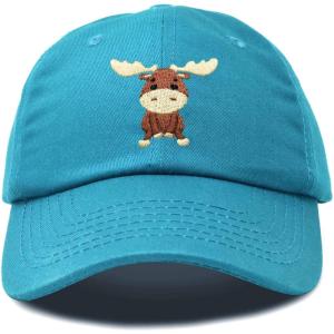 imageDALIX Cute Moose Hat Baseball CapTeal