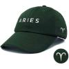 imageDALIX Aries Dad Hat Embroidered Zodiac Astrology Cotton Baseball CapDark Green