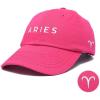 imageDALIX Aries Dad Hat Embroidered Zodiac Astrology Cotton Baseball CapHot Pink