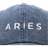 imageDALIX Aries Dad Hat Embroidered Zodiac Astrology Cotton Baseball CapNavy Blue