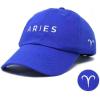 imageDALIX Aries Dad Hat Embroidered Zodiac Astrology Cotton Baseball CapRoyal Blue