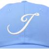 imageDALIX Initial Hat Letter J Womens Baseball Cap Monogram Cursive EmbroiderLight Blue