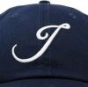 imageDALIX Initial Hat Letter J Womens Baseball Cap Monogram Cursive EmbroiderNavy Blue