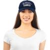imageDALIX Womens Happy Camper Hat Soft Cotton Camping CapsNavy Blue  Pink