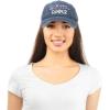 imageDALIX Womens Happy Camper Hat Soft Cotton Camping CapsWashed Navy Blue  Pink