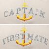imageMatching Captain and First Mate Hat Set Embroidered Ball CapBeige