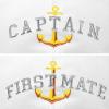 imageMatching Captain and First Mate Hat Set Embroidered Ball CapWhite