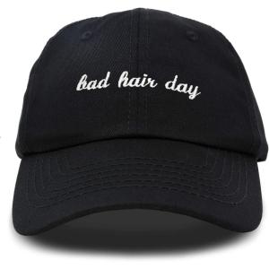 imageDALIX Bad Hair Day Hat Baseball CapBlack