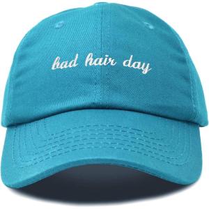 imageDALIX Bad Hair Day Hat Baseball CapTeal
