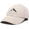 imageDALIX Outdoor Cap Mountain Dad Hat Hiking Trek Wilderness BallcapBeige
