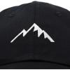 imageDALIX Outdoor Cap Mountain Dad Hat Hiking Trek Wilderness BallcapBlack