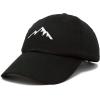 imageDALIX Outdoor Cap Mountain Dad Hat Hiking Trek Wilderness BallcapBlack