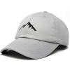 imageDALIX Outdoor Cap Mountain Dad Hat Hiking Trek Wilderness BallcapGray