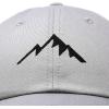 imageDALIX Outdoor Cap Mountain Dad Hat Hiking Trek Wilderness BallcapGray