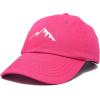 imageDALIX Outdoor Cap Mountain Dad Hat Hiking Trek Wilderness BallcapHot Pink