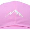 imageDALIX Outdoor Cap Mountain Dad Hat Hiking Trek Wilderness BallcapLight Pink