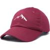 imageDALIX Outdoor Cap Mountain Dad Hat Hiking Trek Wilderness BallcapMaroon