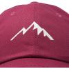 imageDALIX Outdoor Cap Mountain Dad Hat Hiking Trek Wilderness BallcapMaroon