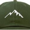 imageDALIX Outdoor Cap Mountain Dad Hat Hiking Trek Wilderness BallcapOlive