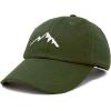 imageDALIX Outdoor Cap Mountain Dad Hat Hiking Trek Wilderness BallcapOlive