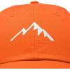 imageDALIX Outdoor Cap Mountain Dad Hat Hiking Trek Wilderness BallcapOrange