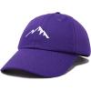 imageDALIX Outdoor Cap Mountain Dad Hat Hiking Trek Wilderness BallcapPurple