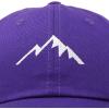 imageDALIX Outdoor Cap Mountain Dad Hat Hiking Trek Wilderness BallcapPurple