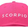 imageDALIX Scorpio Dad Hat Embroidered Zodiac Astrology Cotton Baseball CapHot Pink