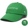 imageDALIX Scorpio Dad Hat Embroidered Zodiac Astrology Cotton Baseball CapKelly Green