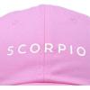 imageDALIX Scorpio Dad Hat Embroidered Zodiac Astrology Cotton Baseball CapLight Pink