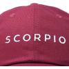 imageDALIX Scorpio Dad Hat Embroidered Zodiac Astrology Cotton Baseball CapMaroon