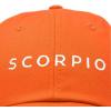 imageDALIX Scorpio Dad Hat Embroidered Zodiac Astrology Cotton Baseball CapOrange