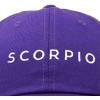 imageDALIX Scorpio Dad Hat Embroidered Zodiac Astrology Cotton Baseball CapPurple