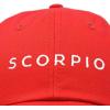 imageDALIX Scorpio Dad Hat Embroidered Zodiac Astrology Cotton Baseball CapRed