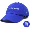 imageDALIX Scorpio Dad Hat Embroidered Zodiac Astrology Cotton Baseball CapRoyal Blue