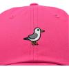 imageDALIX Seagull Embroidered Cap Cotton Baseball Hat Bird WomensHot Pink