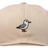 imageDALIX Seagull Embroidered Cap Cotton Baseball Hat Bird WomensKhaki