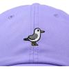 imageDALIX Seagull Embroidered Cap Cotton Baseball Hat Bird WomensLavender