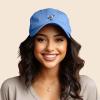 imageDALIX Seagull Embroidered Cap Cotton Baseball Hat Bird WomensLight Blue