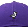 imageDALIX Seagull Embroidered Cap Cotton Baseball Hat Bird WomensPurple