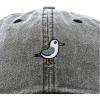 imageDALIX Seagull Embroidered Cap Cotton Baseball Hat Bird WomensWashed Black