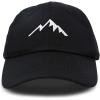 imageDALIX Outdoor Cap Mountain Dad Hat Hiking Trek Wilderness BallcapBlack