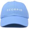 imageDALIX Scorpio Dad Hat Embroidered Zodiac Astrology Cotton Baseball CapLight Blue