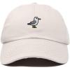 imageDALIX Seagull Embroidered Cap Cotton Baseball Hat Bird WomensBeige